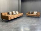 Torino sofa - 4+2 seter - Skinn - Brun  thumbnail