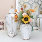 Floral vase/urne- H 33 thumbnail