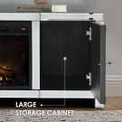 Roma elektrisk peis/ tv bord - 150 cm- M fjernkontroll  thumbnail