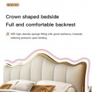 Luxury seng - 180 cm - Spesial bestilling - Synthetisk skinn - Lys beige thumbnail