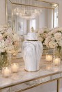 Floral vase/urne- H 50 thumbnail