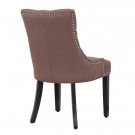 Luna spisestol- Brun linen thumbnail