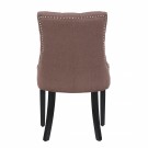 Luna spisestol- Brun linen thumbnail