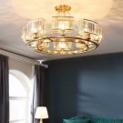 Livorno taklampe - K9 krystall&Rustfritt stål thumbnail