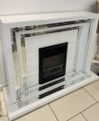 Colorado elektronisk peis i speilglass m flammeeffekt W750-1500- M fjernkontroll thumbnail