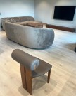 Lexington stol - Brun treverk & Brun PU skinn   thumbnail