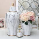 Floral vase/urne- H 33 thumbnail