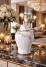 Floral vase/urne- H 33 thumbnail