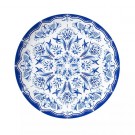 Denver middagstallerken av høy kvalitet- i blått og hvit - Ø 26 cm  thumbnail