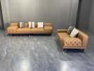 Torino sofa - 4+2 seter - Skinn - Brun  thumbnail