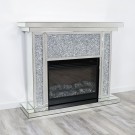 Hollywood elektrisk peis i speilglass m flammeeffekt W750-1500- M fjernkontroll thumbnail