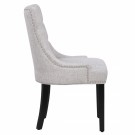 Luna spisestol - Lys grå linen thumbnail
