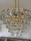 Paris lysekrone - K9 Krystall- Ø 80 cm- Gull thumbnail