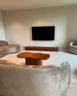 Lexington tv bord m 3 skuffer- Heltre - Brun - L 220 cm thumbnail