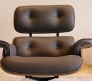 Comfort lenestol med fotskammel - Top grain leather/Skinn - Brun thumbnail