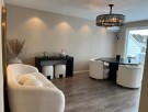  Elegance stol - Beige - Gull swivel base i rustfritt stål  thumbnail