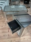 Celina sidebord/nattbord- Speil & Krsytaller - 3 skuffer thumbnail