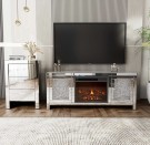 Roma elektrisk peis/ tv bord - 150 cm- M fjernkontroll  thumbnail
