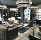 Las Vegas lysekroner - Rustfritt stål & Ekte k9 klar krystaller thumbnail