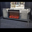 Roma elektrisk peis/ tv bord - 150 cm- M fjernkontroll  thumbnail