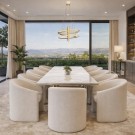 Boston stol - Beige - Linn stoff  thumbnail