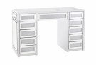 Clarita sminkebord - 13 skuffer - Hvit - L 140 cm thumbnail