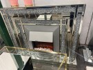 Santorini elektronisk peis i speilglass m flammeeffekt W750-1500- M fjernkontroll thumbnail