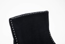 Manhattan spisestol- Sort velour- Sort ben thumbnail