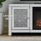 Roma elektrisk peis/ tv bord - 150 cm- M fjernkontroll  thumbnail