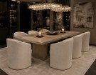 Boston stol - Beige - Linn stoff  thumbnail