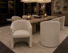 Boston stol - Beige - Linn stoff  thumbnail