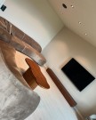 Lexington tv bord m 3 skuffer- Heltre - Brun - L 220 cm thumbnail