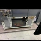 Castellon elektrisk peis/ tv bord - 150 cm- M fjernkontroll thumbnail