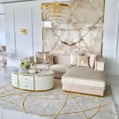 Florence sofabord - Beige & Gull thumbnail