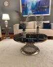 Milano sofabord - Sort steinplate & Rustfritt stål  thumbnail