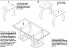 Ellington sofabord - L 130 - Hvit stein plate & sølv understell thumbnail