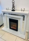 Colorado elektronisk peis i speilglass m flammeeffekt W750-1500- M fjernkontroll thumbnail