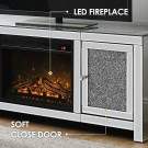 Roma elektrisk peis/ tv bord - 150 cm- M fjernkontroll  thumbnail