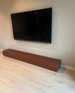 Lexington tv bord m 3 skuffer- Heltre - Brun - L 220 cm thumbnail