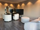 Elegance stol - Beige - Gull swivel base i rustfritt stål  thumbnail