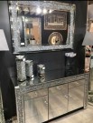 Cittadella  skjenk/tv benk- Speilglass & krystaller - 3 dører & 3 skuffer- L 120cm thumbnail