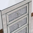 Celina sidebord/nattbord- Speil & Krsytaller - 3 skuffer thumbnail