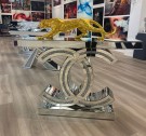 Chanel konsollbord med led lys - 140 cm thumbnail