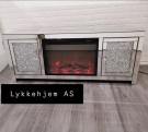 Roma elektrisk peis/ tv bord - 150 cm- M fjernkontroll  thumbnail