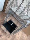 Celina sidebord/nattbord- Speil & Krsytaller - 3 skuffer thumbnail