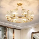 Livorno taklampe - K9 krystall&Rustfritt stål thumbnail