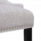 Luna spisestol - Lys grå linen thumbnail