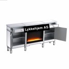 Adona elektrisk peis/ tv bord /Skjenk - 1750 cm- M fjernkontroll thumbnail
