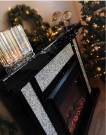 Venice elektrisk peis i speilglass m flammeeffekt W750-1500- M fjernkontroll thumbnail
