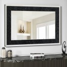 Clarita speil - Sort krystall - 120*80 cm thumbnail